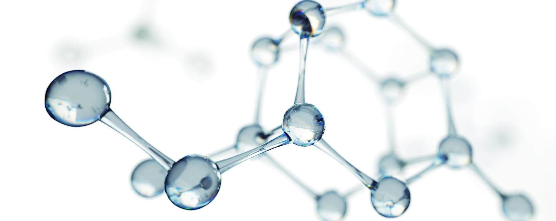 peptides images of molecules blue