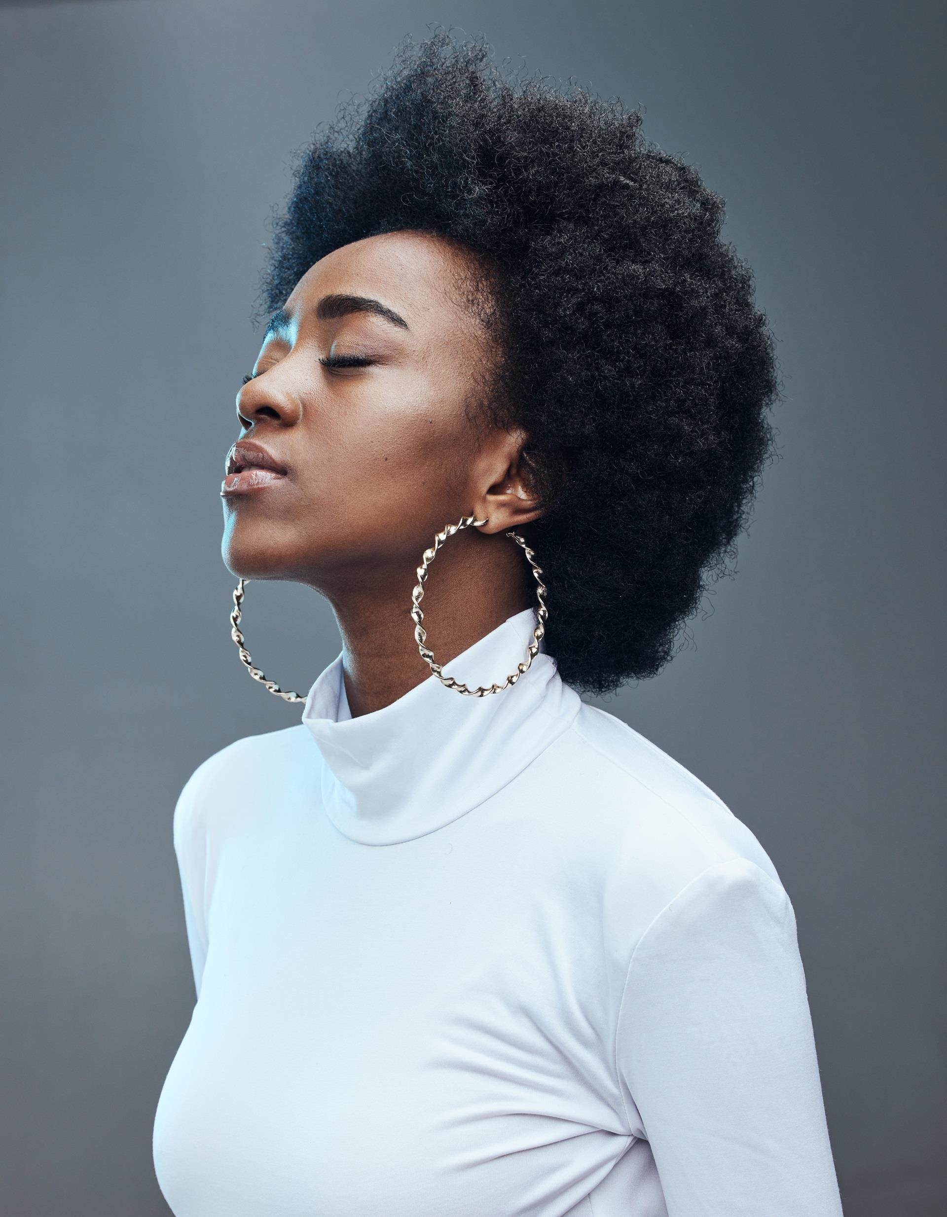 Relaxed women with textured hair